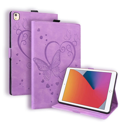 Love Butterfly Pattern Horizontal Flip Leather Case with Holder & Sleep / Wake-up Function, For iPad 9.7 (2017) (2018) / Air 2 Pro, For iPad 10.2 2021 / 2020 / 2019 / Air (2019) / 10.2 (2020), For iPad Mini 1 / 2 / 3 / 4 / 5����������������������������...