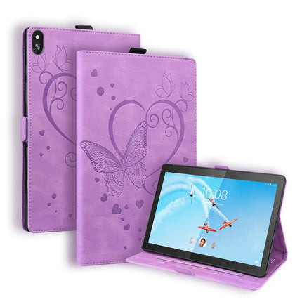 Love Butterfly Pattern Horizontal Flip Leather Case with Holder, For Lenovo Tab M10 10.1 inch, For Lenovo Tab M8(HD) / M8(FHD) TB-8505F, For Lenovo Tab M10 HD (Gen 2) 2020 10.1 TB-X306F, For Lenovo Tab P11 TB-J606F