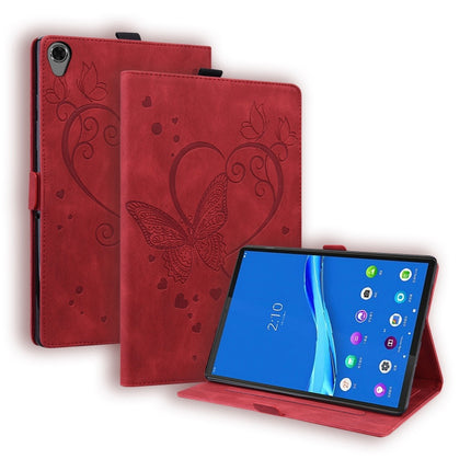 Love Butterfly Pattern Horizontal Flip Leather Case with Holder, For Lenovo Tab M10 10.1 inch, For Lenovo Tab M8(HD) / M8(FHD) TB-8505F, For Lenovo Tab M10 HD (Gen 2) 2020 10.1 TB-X306F, For Lenovo Tab P11 TB-J606F