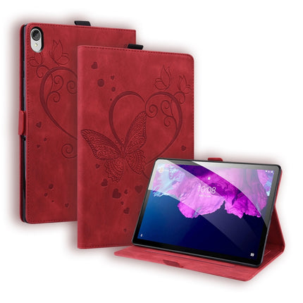Love Butterfly Pattern Horizontal Flip Leather Case with Holder, For Lenovo Tab M10 10.1 inch, For Lenovo Tab M8(HD) / M8(FHD) TB-8505F, For Lenovo Tab M10 HD (Gen 2) 2020 10.1 TB-X306F, For Lenovo Tab P11 TB-J606F