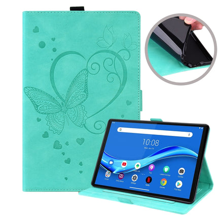 Love Butterfly Pattern Horizontal Flip Leather Case with Holder, For Lenovo Tab M10 Plus TB-X606F TB-X606X