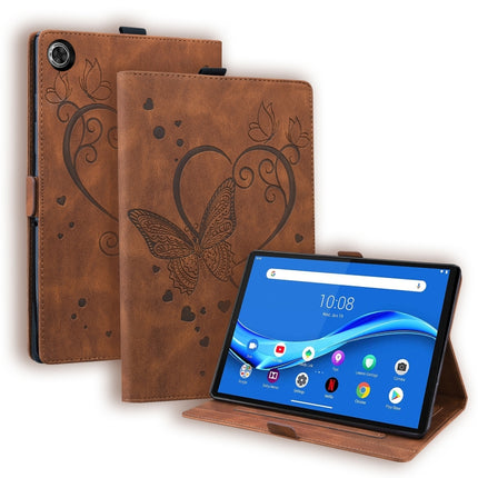 Love Butterfly Pattern Horizontal Flip Leather Case with Holder, For Lenovo Tab M10 Plus TB-X606F TB-X606X