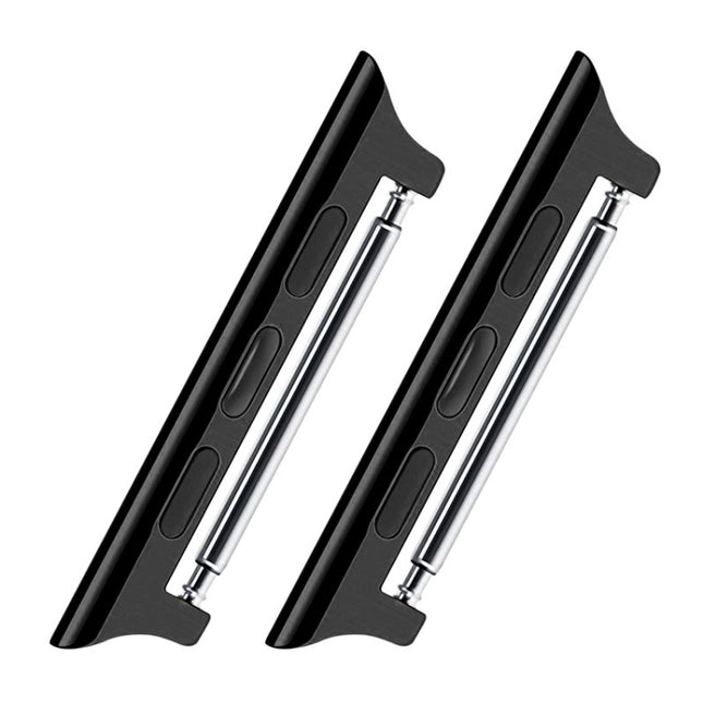 2 PCS Watchbands Stainless Steel Acoustic Ear Connector, Width: 20mm For Apple Watch Series 6 & SE & 5 & 4 40mm / 3 & 2 & 1 38mm, Width: 20mm For Apple Watch 40mm / 38mm