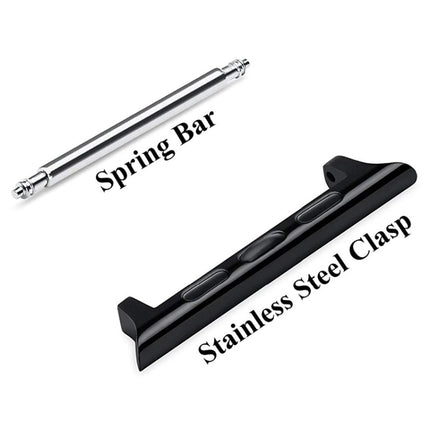 2 PCS Watchbands Stainless Steel Acoustic Ear Connector, Width: 20mm For Apple Watch Series 6 & SE & 5 & 4 40mm / 3 & 2 & 1 38mm, Width: 20mm For Apple Watch 40mm / 38mm