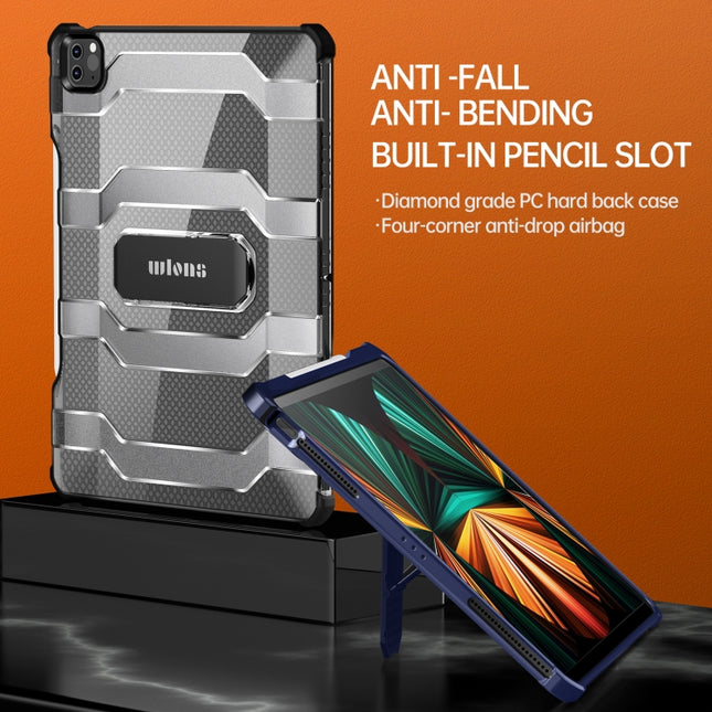 Funda protectora de PC + TPU wlons Explorer Series con soporte plegable, para iPad 10.2 2020/2019/Air 2019 10.5, para iPad Pro 11 2022/2021/2020/2018/Air 2020 10.9, para iPad Pro 12.9 2022/2021/2020/2018