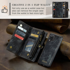 CaseMe Detachable Multifunctional Horizontal Flip Leather Case, with Card Slot & Holder & Zipper Wallet & Photo Frame, For Samsung Galaxy A12, For Samsung Galaxy A32 5G