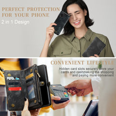 CaseMe Detachable Multifunctional Horizontal Flip Leather Case, with Card Slot & Holder & Zipper Wallet & Photo Frame, For Samsung Galaxy A12, For Samsung Galaxy A32 5G