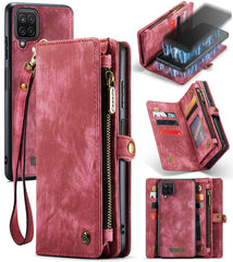 CaseMe Detachable Multifunctional Horizontal Flip Leather Case, with Card Slot & Holder & Zipper Wallet & Photo Frame, For Samsung Galaxy A12, For Samsung Galaxy A32 5G