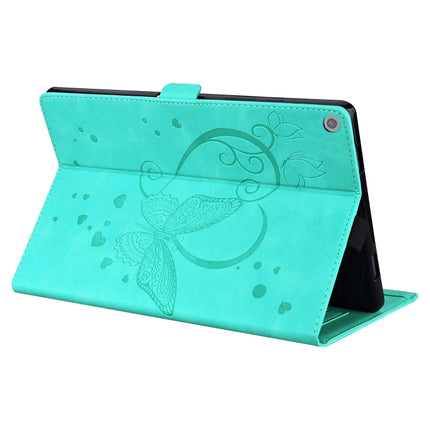 Love Butterfly Pattern Horizontal Flip Leather Case with Holder & Sleep / Wake-up Function, For Amazon Fire HD 8 (2015/2016/2017/2018), For Amazon Fire HD 8 (2020), For Amazon Fire HD 10 Plus (2021) / HD 10 (2021)