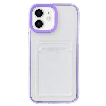 Full-coverage 360 Clear PC + TPU Shockproof Protective Case with Card Slot, For iPhone 12 mini, For iPhone 12 / 12 Pro, For iPhone 12 Pro Max, For iPhone 11 Pro