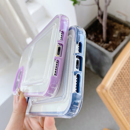 Full-coverage 360 Clear PC + TPU Shockproof Protective Case with Card Slot, For iPhone 11, For iPhone 11 Pro Max