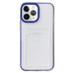 Full-coverage 360 Clear PC + TPU Shockproof Protective Case with Card Slot, For iPhone 11 Pro Max