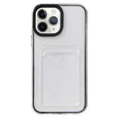 Full-coverage 360 Clear PC + TPU Shockproof Protective Case with Card Slot, For iPhone 11 Pro Max