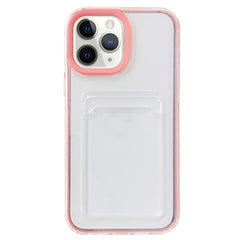 Full-coverage 360 Clear PC + TPU Shockproof Protective Case with Card Slot, For iPhone 11 Pro Max