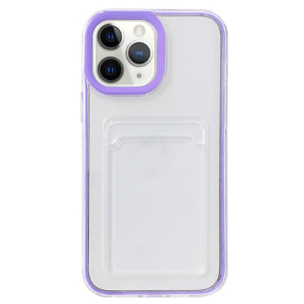Full-coverage 360 Clear PC + TPU Shockproof Protective Case with Card Slot, For iPhone 11, For iPhone 11 Pro Max