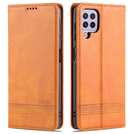 AZNS Magnetic Calf Texture Horizontal Flip Leather Case with Card Slots & Holder & Wallet, For Samsung Galaxy A22 4G, For Samsung Galaxy A22 5G