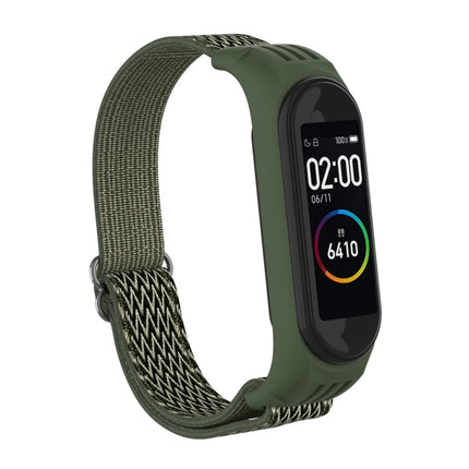 For Xiami Mi Band 6 / 5 / 4 / 3 Wavy Texture 8-shaped Buckle Replacement Strap Watchband