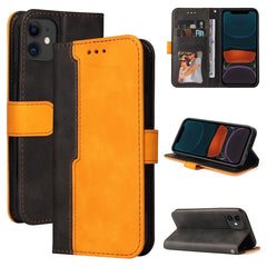 Business Stitching-Color Horizontal Flip PU Leather Case with Holder & Card Slots & Photo Frame, For iPhone XR, For iPhone XS Max, For iPhone 11, For iPhone 11 Pro, For iPhone 11 Pro Max