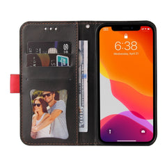 Business Stitching-Color Horizontal Flip PU Leather Case with Holder & Card Slots & Photo Frame, For iPhone 12 mini, For iPhone 12 / 12 Pro, For iPhone 12 Pro Max