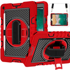 Para iPad 9.7 2018/2017 / Rojo+negro