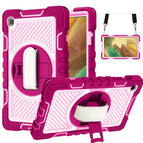 Para Samsung Galaxy Tab A7 Lite T220 / T225 / Rosa roja+rosa