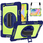 For Samsung Galaxy Tab S6 Lite P610/P615 / Navy+Yellow Green