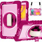 For Samsung Galaxy Tab A 8.0 2019 T290 / Rose Red+Pink