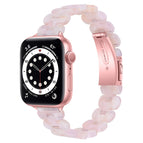 For Apple Watch Series 7  41mm / & 6 & SE & 5 & 4 40mm / Pink Flower