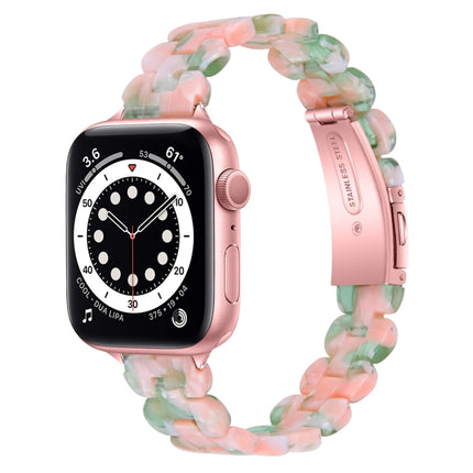 Oval Resin Replacement Strap Watchband, For Apple Watch Series 7  41mm / & 6 & SE & 5 & 4 40mm, For Apple Watch Series  7  45mm / & 6 & SE & 5 & 4 44mm