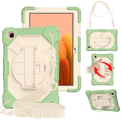 Contrast Color Robot Shockproof Silicon + PC Protective Case with Holder & Shoulder Strap, For Samsung Galaxy Tab A7 T500 / T505