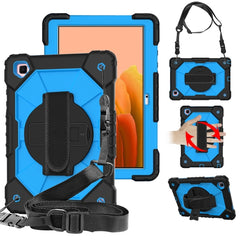 Contrast Color Robot Shockproof Silicon + PC Protective Case with Holder & Shoulder Strap, For Samsung Galaxy Tab A7 T500 / T505