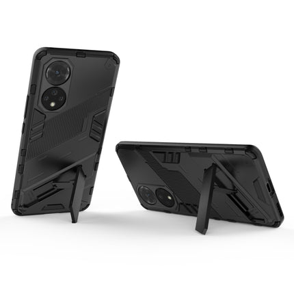 Punk Armor 2 in 1 PC + TPU Shockproof Case with Invisible Holder, For Honor 50, For Honor 50 Pro