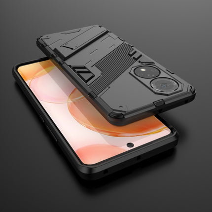 Punk Armor 2 in 1 PC + TPU Shockproof Case with Invisible Holder, For Honor 50, For Honor 50 Pro