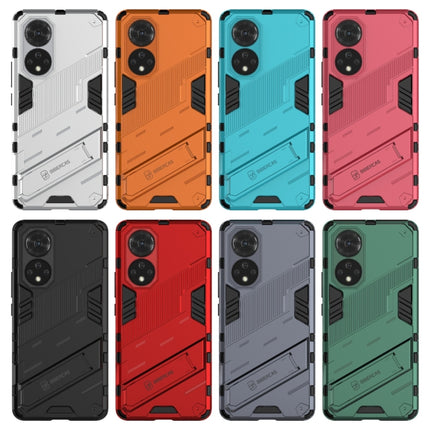 Punk Armor 2 in 1 PC + TPU Shockproof Case with Invisible Holder, For Honor 50, For Honor 50 Pro