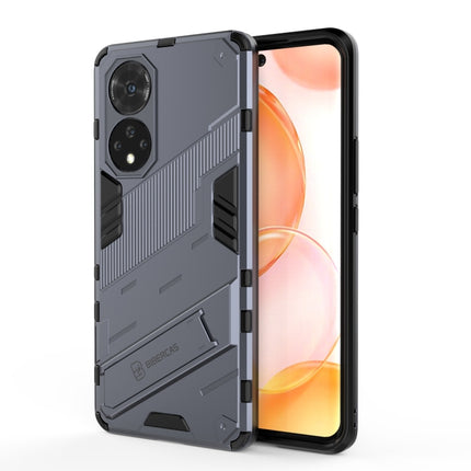 Punk Armor 2 in 1 PC + TPU Shockproof Case with Invisible Holder, For Honor 50, For Honor 50 Pro
