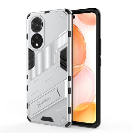 Punk Armor 2 in 1 PC + TPU Shockproof Case with Invisible Holder, For Honor 50, For Honor 50 Pro