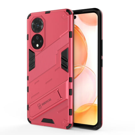 Punk Armor 2 in 1 PC + TPU Shockproof Case with Invisible Holder, For Honor 50, For Honor 50 Pro