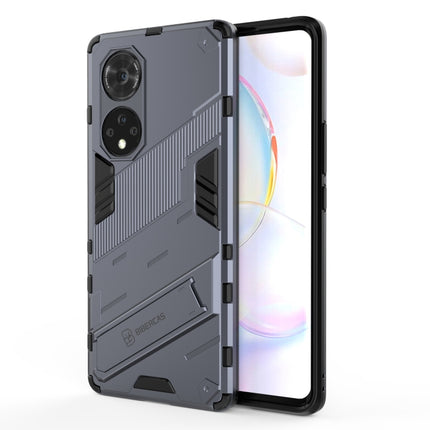 Punk Armor 2 in 1 PC + TPU Shockproof Case with Invisible Holder, For Honor 50, For Honor 50 Pro