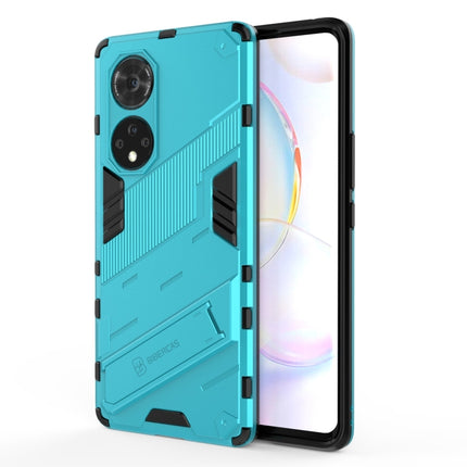 Punk Armor 2 in 1 PC + TPU Shockproof Case with Invisible Holder, For Honor 50, For Honor 50 Pro