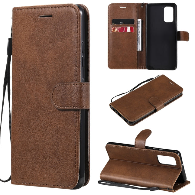 Solid Color Horizontal Flip Protective Leather Case with Holder & Card Slots & Wallet & Photo Frame & Lanyard, For Samsung Galaxy A32 4G, For Samsung Galaxy S21 FE, For Sony Xperia 5 III, For Sony Xperia 10 III