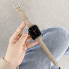 For Apple Watch Series 7  41mm / & 6 & SE & 5 & 4 40mm / Milk Coffee