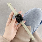 For Apple Watch Series 7  41mm / & 6 & SE & 5 & 4 40mm / Bean Paste Green