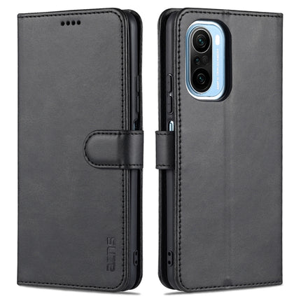 AZNS Skin Feel Calf Texture Horizontal Flip Leather Case with Card Slots & Holder & Wallet, For Xiaomi Redmi K40 Pro, For Xiaomi Poco F3, For Xiaomi Redmi Note 9 5G, For Xiaomi Redmi Note 10 5G