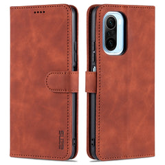 AZNS Skin Feel Calf Texture Horizontal Flip Leather Case with Card Slots & Holder & Wallet, For Xiaomi Redmi K40 Pro, For Xiaomi Poco F3, For Xiaomi Redmi Note 9 5G, For Xiaomi Redmi Note 10 5G