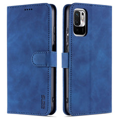 AZNS Skin Feel Calf Texture Horizontal Flip Leather Case with Card Slots & Holder & Wallet, For Xiaomi Redmi K40 Pro, For Xiaomi Poco F3, For Xiaomi Redmi Note 9 5G, For Xiaomi Redmi Note 10 5G