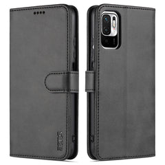 AZNS Skin Feel Calf Texture Horizontal Flip Leather Case with Card Slots & Holder & Wallet, For Xiaomi Redmi K40 Pro, For Xiaomi Poco F3, For Xiaomi Redmi Note 9 5G, For Xiaomi Redmi Note 10 5G
