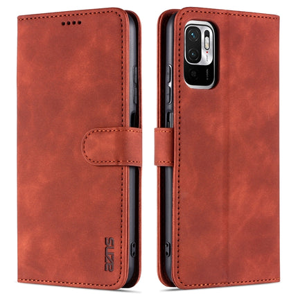 AZNS Skin Feel Calf Texture Horizontal Flip Leather Case with Card Slots & Holder & Wallet, For Xiaomi Redmi K40 Pro, For Xiaomi Poco F3, For Xiaomi Redmi Note 9 5G, For Xiaomi Redmi Note 10 5G