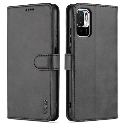 AZNS Skin Feel Calf Texture Horizontal Flip Leather Case with Card Slots & Holder & Wallet, For Xiaomi Poco M3 Pro 5G