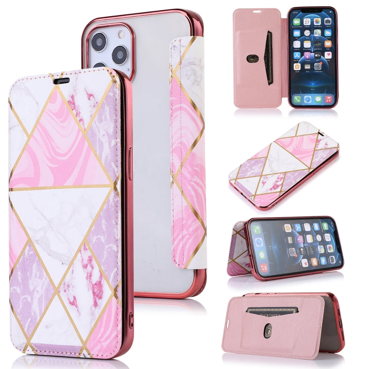 Bronzing Plating PU + TPU Horizontal Flip Leather Case with Holder & Card Slot, For iPhone 12 Pro Max, For iPhone 12 / 12 Pro, For iPhone 12 mini, For iPhone 11 Pro Max, For iPhone 11 Pro, For iPhone 11