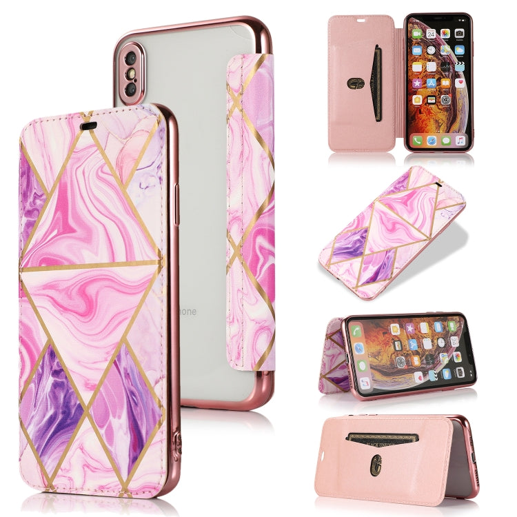 Funda de piel sintética y TPU con revestimiento de bronce y tapa horizontal con ranura para tarjetas y soporte para iPhone X/XS, iPhone SE 2022/SE 2020, 8 y 7, iPhone 8 Plus y 7 Plus, iPhone 6 Plus y 6s Plus, iPhone 6 y 6s